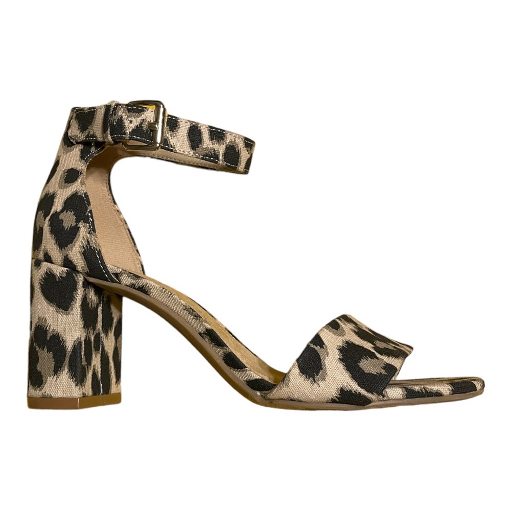 Leopard print sandals